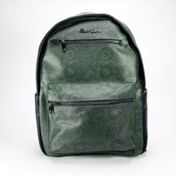 Robert Graham Other - Robert Graham Leather Backpack Forest Green